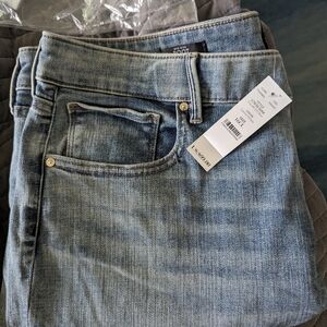 White House Black Market, Bootcut Denim Jeans, Size 16 Curvy Long